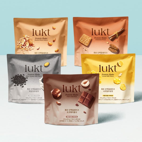 [3세트] 룩트 식사대용 단백질쉐이크 파우치 볶음콩소보로 45g x 21개입 외 4종