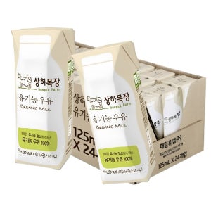 상하목장 유기농우유 125ml( 144입)