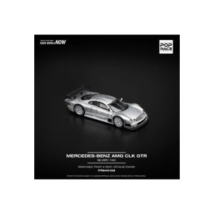 POP RACE 특별판 메르세데스 벤츠 CLK GTR 마그네틱 기믹 1:64 다이캐스트 미니카 자동차 팝레이스 미니어처