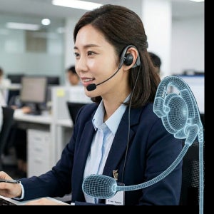 텔레그로 E7 이어셋 상담원 상담사 헤드셋 콜센터 업무용 Telegro E7 클립형 이어셋