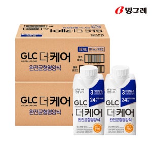 빙그레 GLC 더케어 완전균형영양식 고소한맛, 200ml, 36개