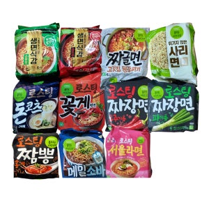 풀무원 라면 1박스 생면식감 순한맛 사리면 서울라면 메밀소바 꽃게라면 돈코츠라멘 홍게짬뽕 로스팅짜장 짜글면