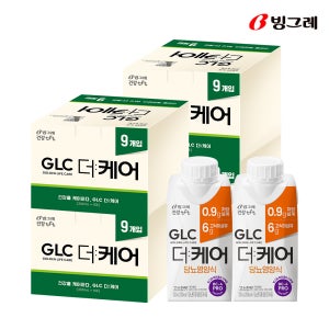 빙그레 GLC 더케어 당뇨 영양식 고소한맛 200ml 9개X4 총 36개입 당뇨간식