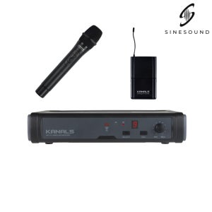 카날스 KANALS BK-7001N 1채널 무선마이크 핸드 벨트팩 찬양 공연 강의용 세트