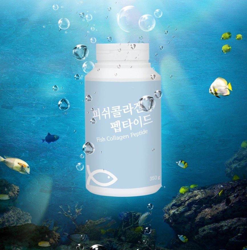<b>웰러스 피쉬콜라겐</b> 펩타이드 <b>분말</b> 먹는 초 저 분자 어린 <b>콜라겐</b> 부스터 350g, 1개