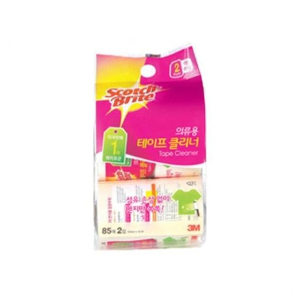 의류용 테이프 클리너 긴 사용 3M 스카치 <b>브라이트</b> 2입