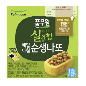 풀무원 실의힘 매일아침 순생나또 99g x 12개