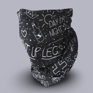 쿨스킨 목토시 쿨여름 여름 목보호 여름용 넥워머 블랙