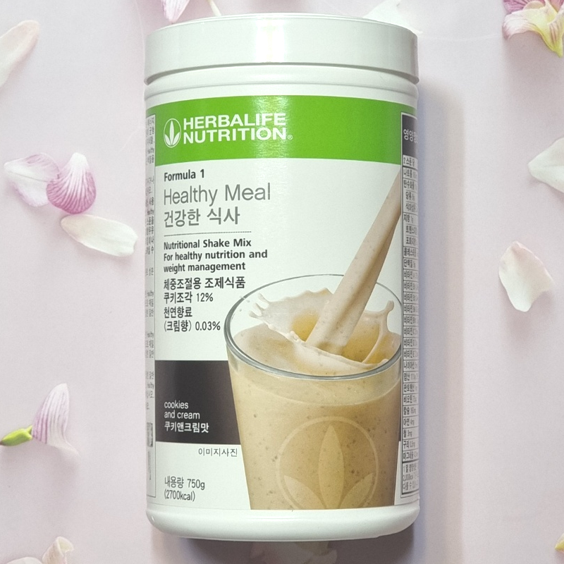 <b>허벌라이프 단백질</b>쉐이크 식사대용 포뮬라1 750g 쿠키앤크림맛
