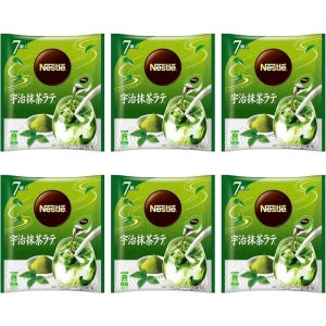 네슬레 네스카페 포션 우지말차 라떼 7개입 6봉지 세트 바닐라 라떼 일본구매대행