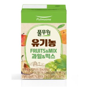 풀무원 유기농 과일&믹스 주스 125ml