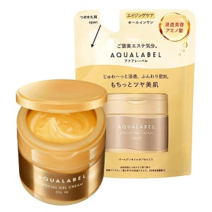 [세트구성] 탄력케어 시세이도 아쿠아라벨 스페셜 젤크림 EX 90g 올인원 크림