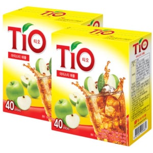 티오 아이스티 애플 사무실 탕비실 음료 40TX2개