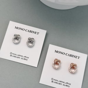 [ 자석 귀찌 ] 루시아 원 큐빅 자석귀찌