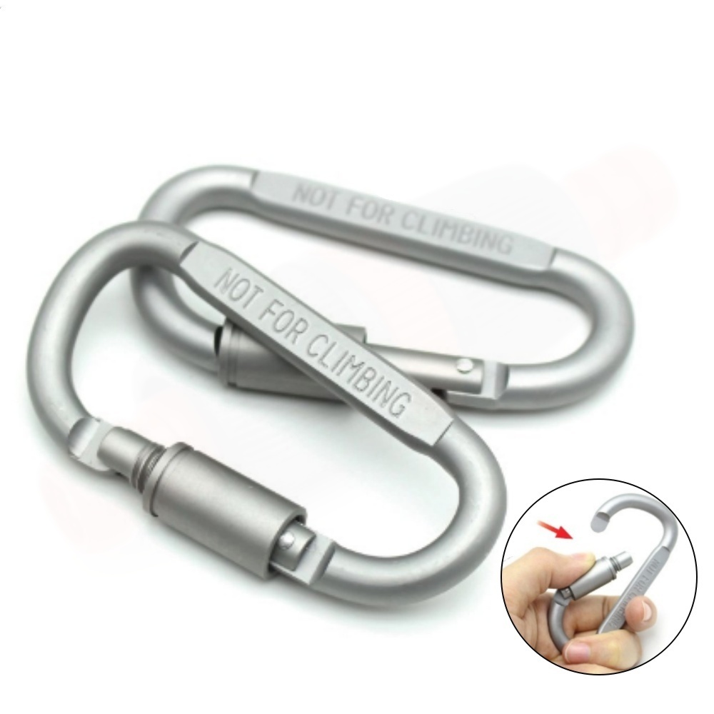 잠금형 카라비너 등반 암벽 안전고리 스테인리스 튼튼한