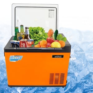 차량용 냉온장고 냉장 냉동고 NV-386 가정용 캠핑용 원룸 차박 휴대용 아이스박스 40L