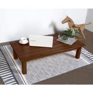 원목 좌식책상 거실테이블 미니멀 디자인 24T 국내생산 1000x600mm, 전체월넛