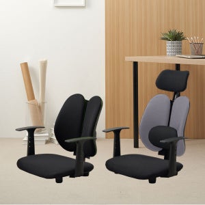 CM006 메쉬 인조가죽 편한 국산 컴퓨터 좌식책상 자세교정 학생 공부 좌식 의자