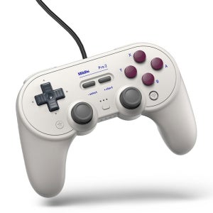 8BitDo 유선게임패드 프로2형 스위치 스팀 PC컨트롤러 클래식(라즈베리파이 지원)