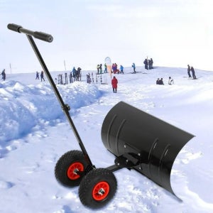 제설 스크래퍼 제설도구 제설장비 스노우 삽 작은 바퀴 74x35cm