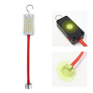 LED 작업등 자석 자바라 차량정비 충전식 후레쉬 캠핑랜턴 고리