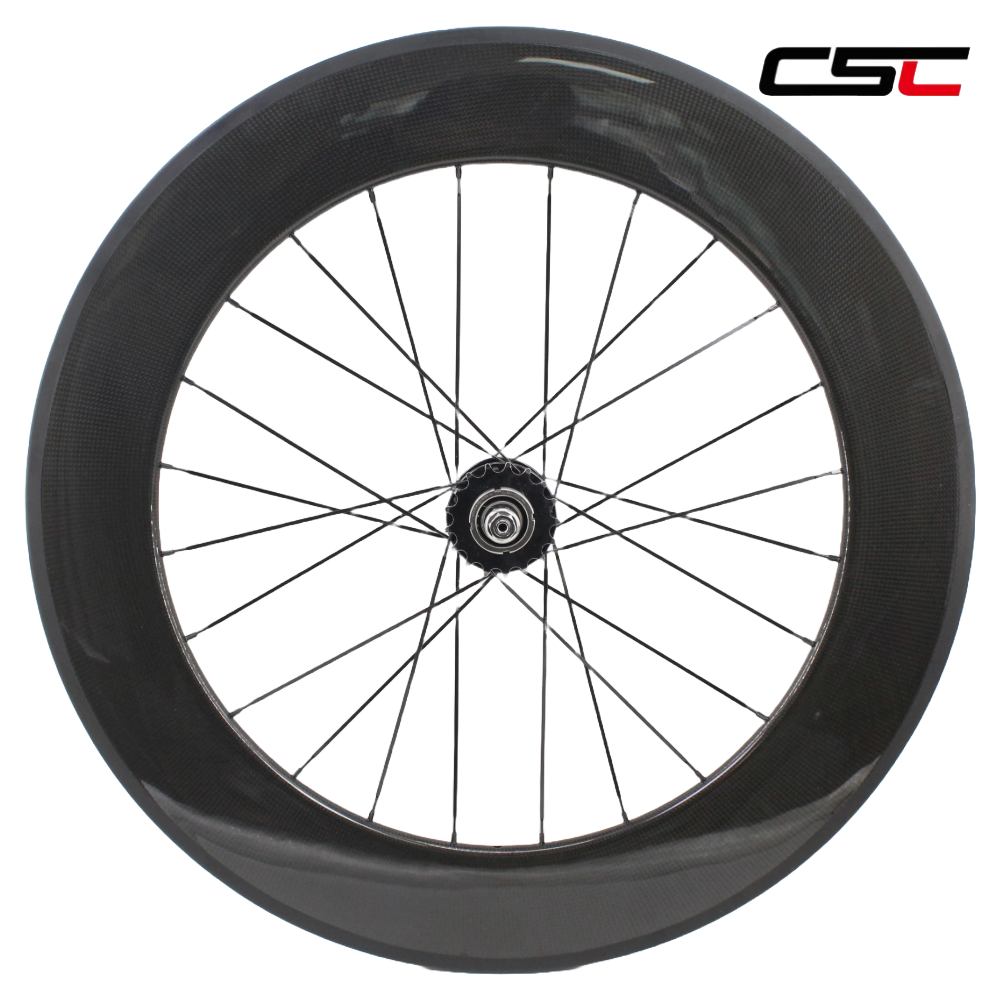 CSC 88リムグローリーリアカーボンホイールクリンチャートラック ピクシー バイクの脂肪
