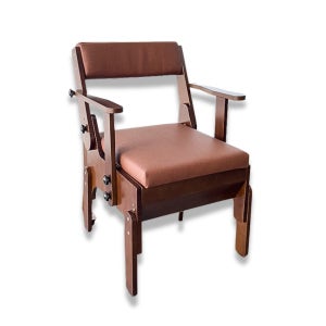 이동변기 보필 BFMB-109 원목 가정용 접이식 실내 좌변기 실버케어