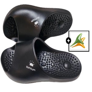 숨틈 지압슬리퍼 다이어트 실내화 아치형 사무실 병원 욕실 발건강 발편한 신발