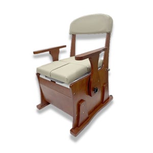 이동변기 NT-CT100 원목 가정용 접이식 실내 좌변기 실버케어