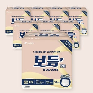보듬 성인용팬티기저귀 성인용기저귀 팬티형 중형 68-120cm, 10개입, 8개