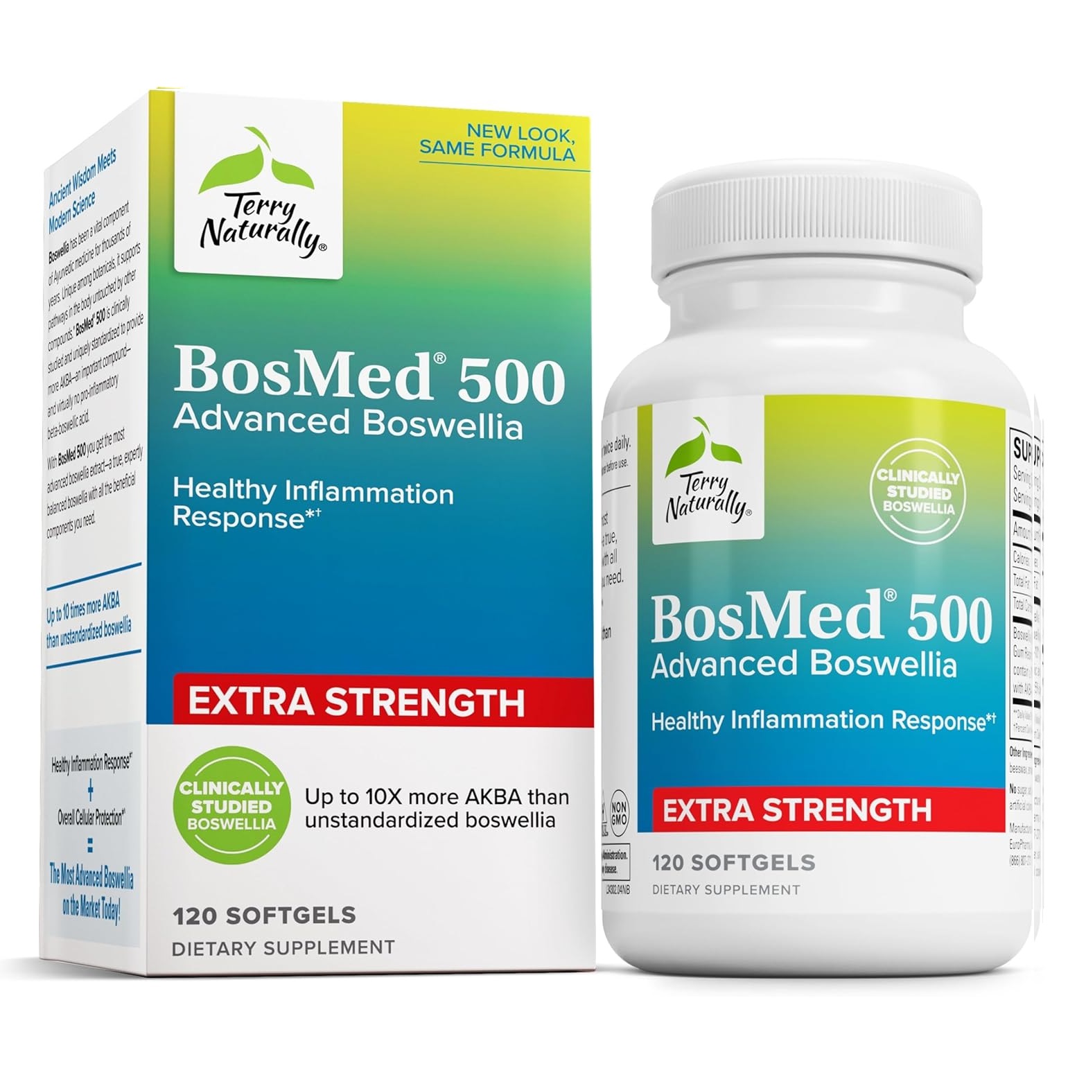 <b>테리내추럴리</b> 보스웰리아 BosMed 500 AKBA 120 소프트젤