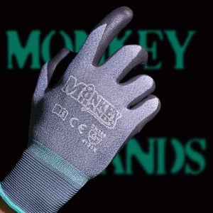 몽키핸즈 NBR 코팅장갑 M2 10켤레 택배 포장 전기 작업용