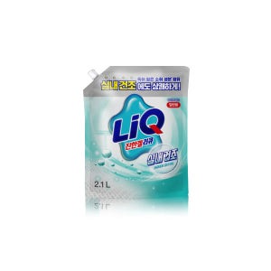 리큐 진한겔 하이브리드 실내건조 2.1L 리필 파우치 1개