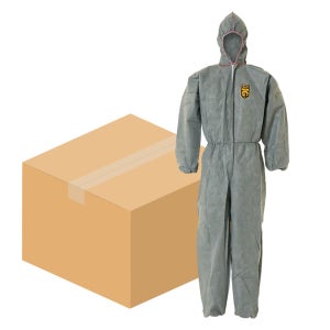 크린가드 A20 보호복후드 일회용방진복 회색 24벌 대형 L yuhan048