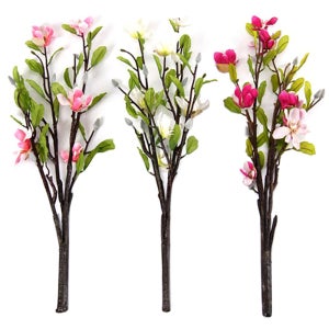 조화 마그놀리아 목련 가지 68cm 조화꽃 꾸미기 장식 데코 꽃장식 소품 소재