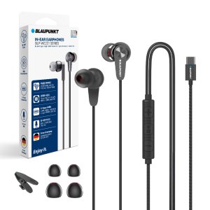 블라우풍트 Hi-Fi 고음질 C타입 커널형 유선이어폰 BLP-WE231 블랙