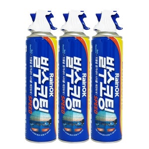 불스원 레인OK 스피드유리발수코팅 380ml, 3개