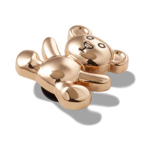 [크록스 본사] 럭셔리 골드 테디베어 지비츠 10011085