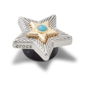 [크록스 본사] 실버 터키석 스타 지비츠 10015665