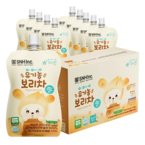 돌아기 보리차 처음 먹는 어린이 유아 음료 부드러운 베이비 워터 아기 주스 10개