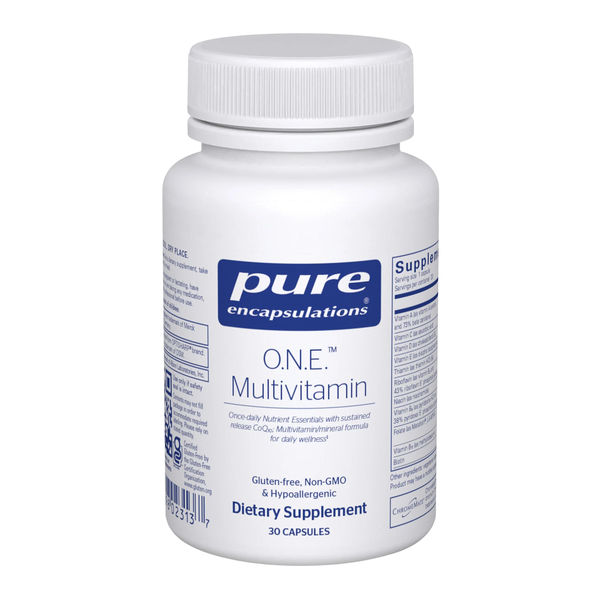 퓨어인캡슐레이션 원 <b>멀티비타민</b> O.N.E. <b>Multivitamin</b> 30캡슐, 1개