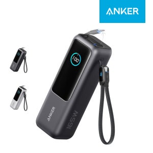 앤커 랩탑 파워뱅크 25000mAh 165W 보조배터리 (C타입 케이블 일체형) A1695