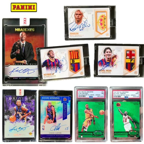 Panini DIY 희귀 등급 농구 재료 카드 벽돌 코비 브라이언트 조던 메시 네이마르 호나우두 소년 생일 크리스마스 선물