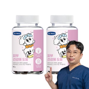 펫또마망 강아지 피부영양제 프리미엄 오메가3 면역력 피부+모발, 80g, 2개
