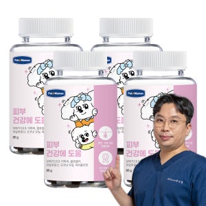 펫또마망 프리미엄 강아지 영양제 면역력 피부+모발, 80g, 4개