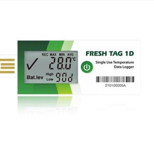 백신 콜드체인 고정밀 일회용 온도 데이터로거 FRESHLIANCE FRESH TAG 1D