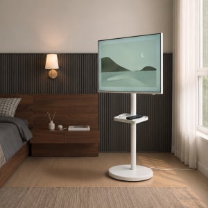 이동형 TV 거치대 스탠드 선반 삼탠바이미 삼성 LG 룸앤티비 호환 라이트