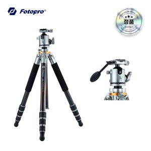 Fotopro 포토프로 TL-74CL+LG-9R 글로벌 엘리트 프로페셔널 여행용 카본 삼각대 최대하중 25kg
