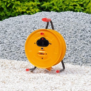 캠핑 작업 전선릴 릴선 전기릴선 리드선 작업선 누전차단 2구 20m