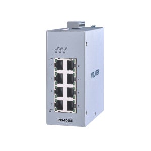 볼텍 INS-8008E -40~75 프리미엄 언매니지드 산업용 스위칭허브 8포트 메탈하우징